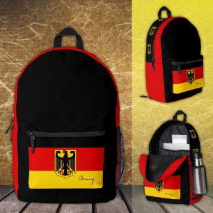 Allemagne, sac à dos, drapeau allemand / Deutschla