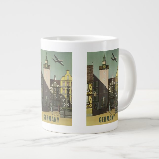 ALLEMAGNE Vintage voyage mugs (Devant droit)