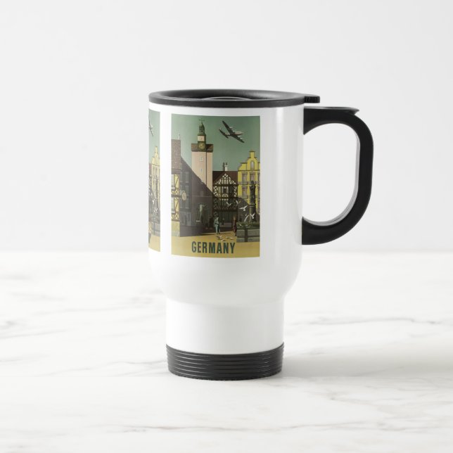 ALLEMAGNE Vintage voyage mugs (Droite)