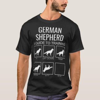 Allemand Shepherd Owen Tshirt drôle Guide de chien