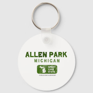 Allen Park Michigan Great Lake Staat Schlüsselanhänger