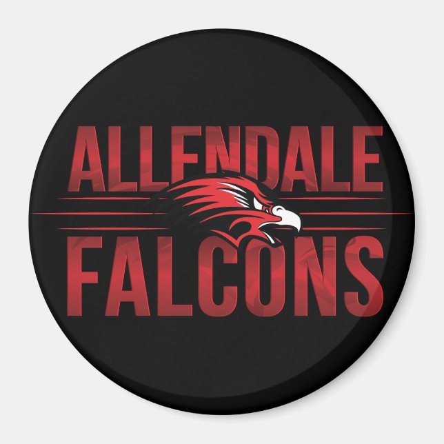 Allendale Falcons #2 Magnet (Vorne)
