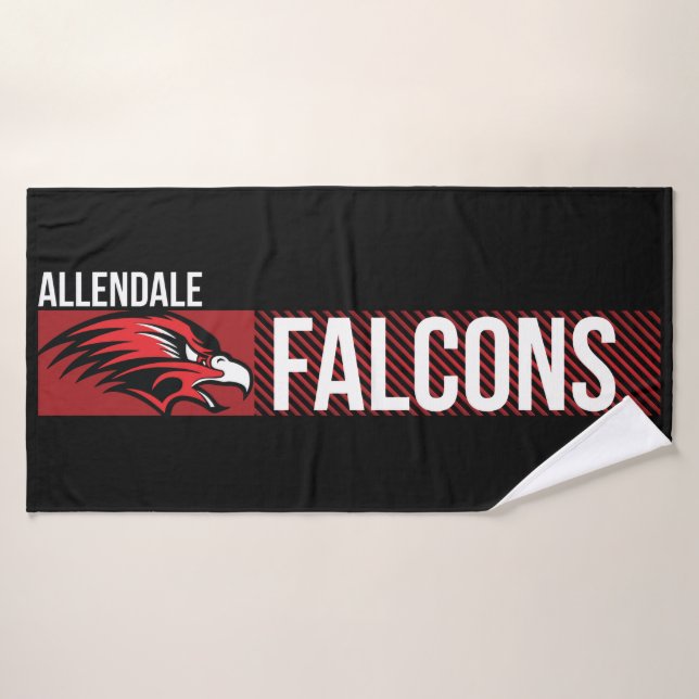 Allendale Falcons #5 Badehandtuch (Badehandtuch)