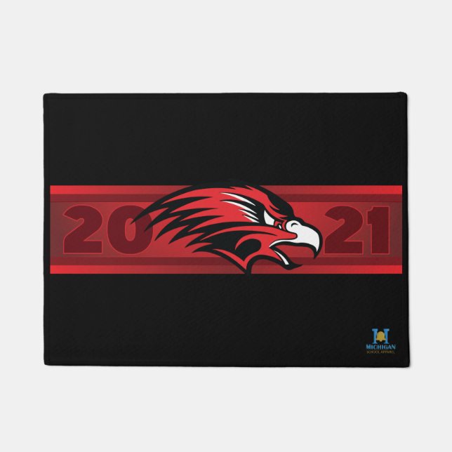Allendale Falcons #7 Fußmatte (Vorderseite)