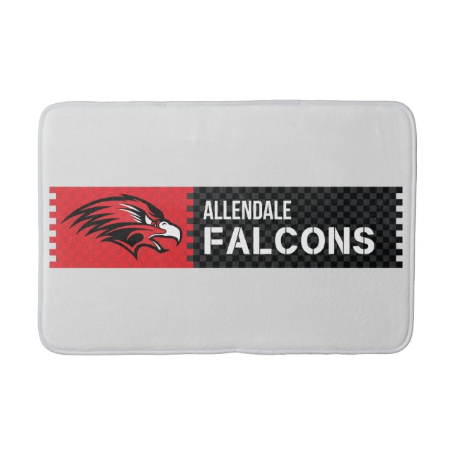 Allendale Falcons Badematte (Vorderseite)