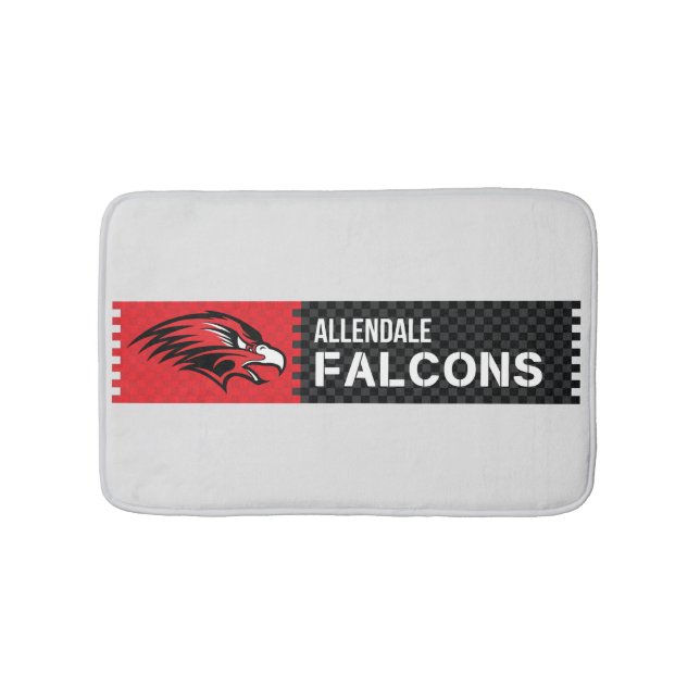 Allendale Falcons Badematte (Vorderseite)