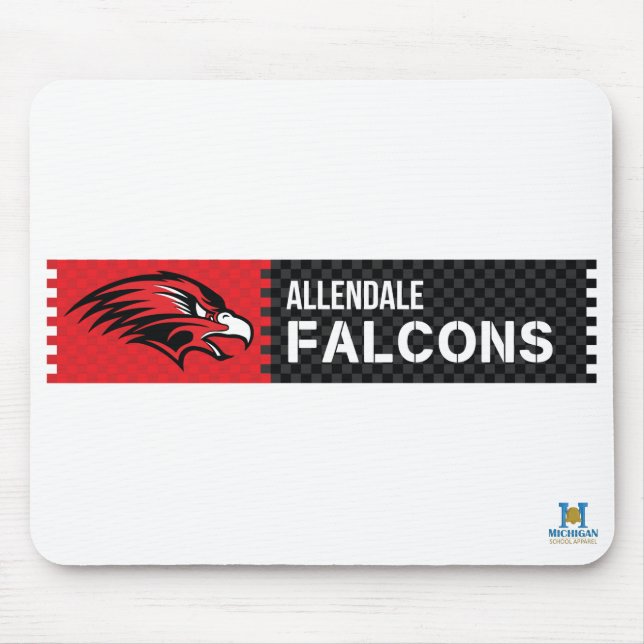 Allendale Falcons Mousepad (Vorne)