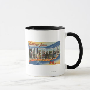 Allentown, Pennsylvania - große Buchstabe-Szenen Tasse