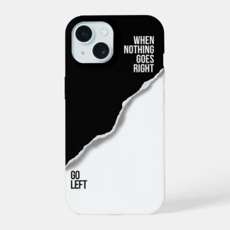 Aller à gauche - coque iphone de motivation audaci