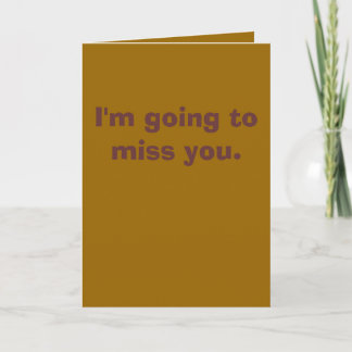 Aller à la carte Miss You