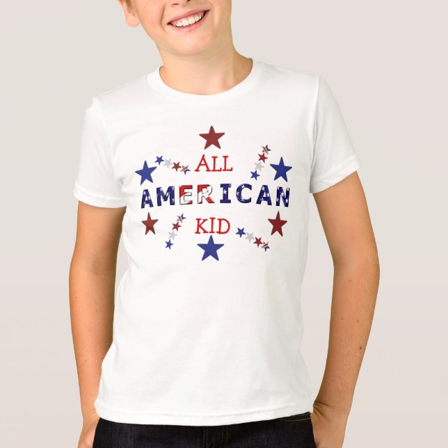 ALLER AMERIKANISCHE KINDERT - Shirt (Vorderseite)