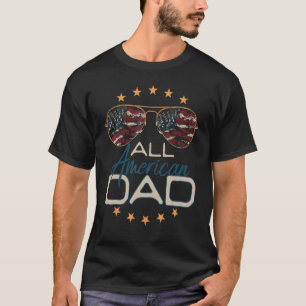 Aller amerikanische Vater 4. Juli Uns Patriotic Da T-Shirt
