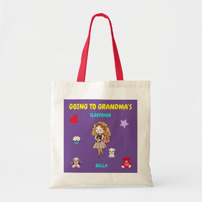 Aller aux filles de grand-mère Sac fourre-tout amu (Devant)