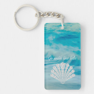 Aller Avec Tide Ocean Waves Diamond Seashell