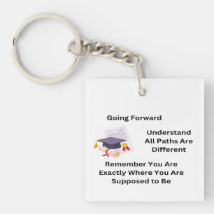 Aller de l'avant diplômés sur un