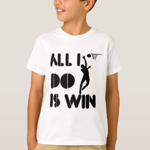 Aller, den ich tue, ist Gewinn am Netball T-Shirt
