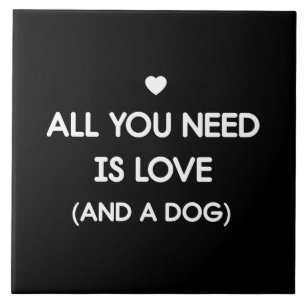 Aller, den Sie benötigen, ist Liebe-Hund Fliese