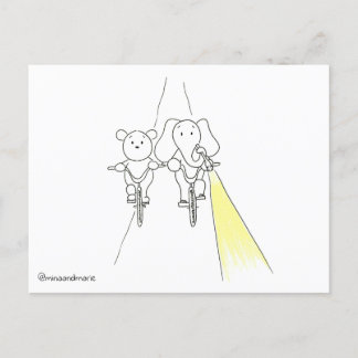 Aller ensemble carte postale