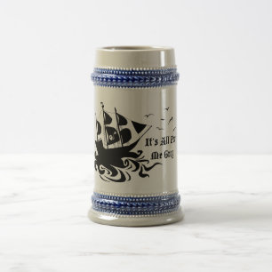 Aller es ist für mich Grog Bierglas