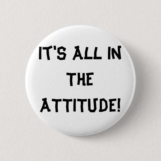 Aller es ist in der HALTUNG! Knopf Button (Vorderseite)