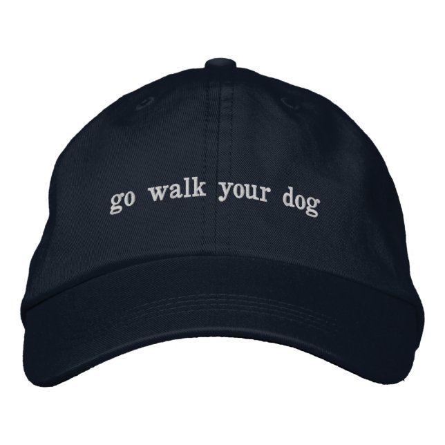 aller marcher votre chien casquette (Devant)
