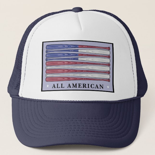 Aller patriotische Hut der amerikanischen Truckerkappe (Vorderseite)