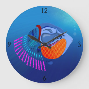 Aller Poisson Grande horloge