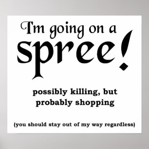 Aller sur une énorme affiche drôle