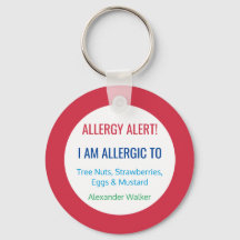 Allergie bei Kindern Warnhinweis Personalisiert al