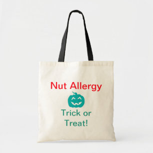 Allergie-Bewusstseins-Trick- oder Leckereitasche Tragetasche