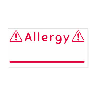 Allergie-Briefmarke Permastempel