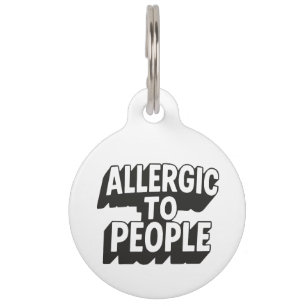 Allergie für Menschen Haustiermarke