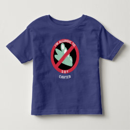 Allergie gegen Sojabohnen Kinder Allergie Personal Kleinkind T-shirt