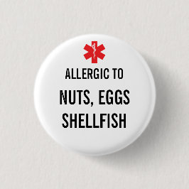 Allergie-wachsamer Knopf Button