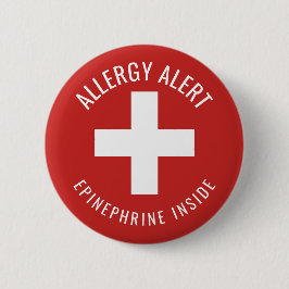 Allergie-wachsames Adrenalin innerhalb des Button