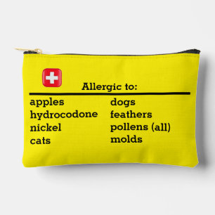 Allergien und Erkrankungen Zubehörtasche