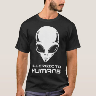Allergisch gegen Menschen Außerirdischer Introvert T-Shirt