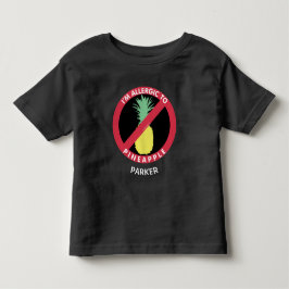 Allergisch zur Ananas-Frucht-Allergie Kleinkind T-shirt