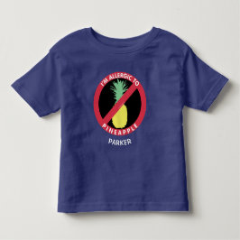 Allergisch zur Ananas-Frucht-Allergie Kleinkind T-shirt