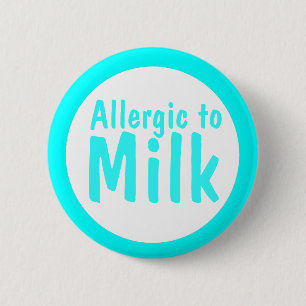 Allergisch zur Milch Button