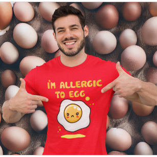 Allergische Reaktion auf Eier Allergie T-Shirt