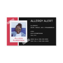 Allergische Warnkids Foto Medical Emergency Daycar