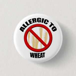 Allergische Weizen Alergie Medikale Warnmeldung kl Button