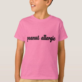 Allergisches T-Stück der Erdnuss T-Shirt