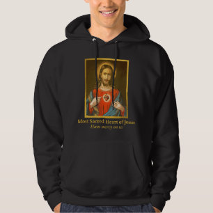 Allerheiligstes Herz Jesu Katholische Religionsaus Hoodie