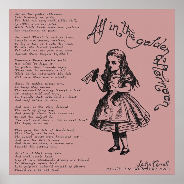 Alles am goldenen Nachmittag Poster (Vorne)