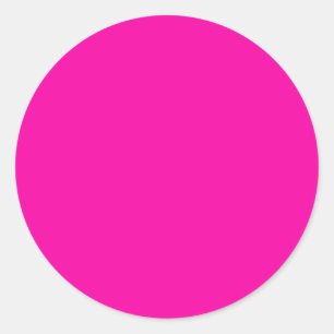 Alles andere als Farbe Rosa Runder Aufkleber