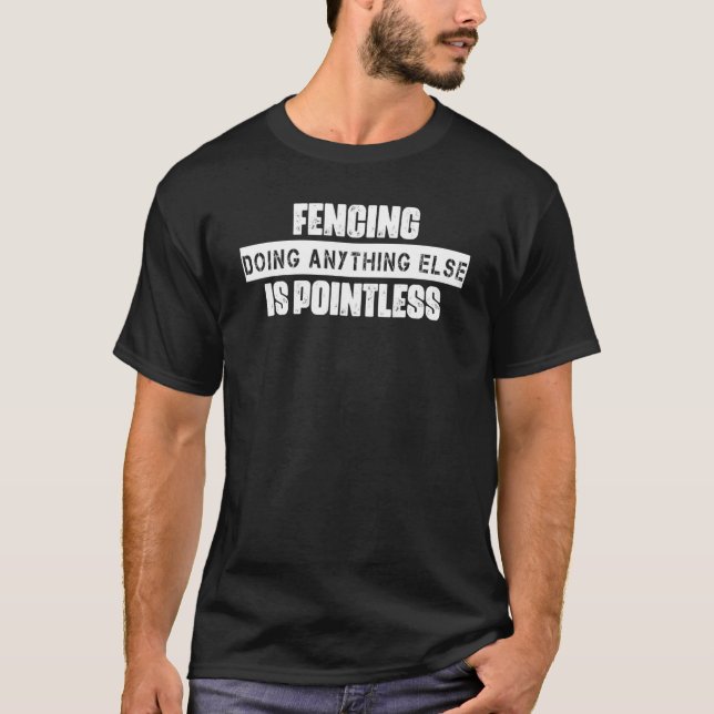 Alles andere zu erleben ist sinnloses Sprichwort S T-Shirt (Vorderseite)
