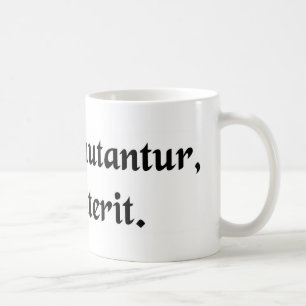 Alles ändert, nichts umkommt kaffeetasse