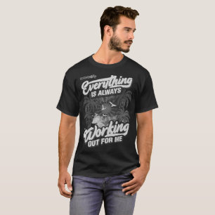 Alles arbeitet immer an B/W T-Shirt